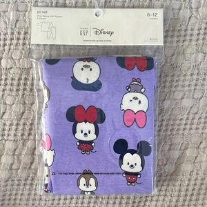 Baby Gap Tsum Tsum Disney Organic Cotton Long Sleeve Shirt & Pant Pajama Set NWT